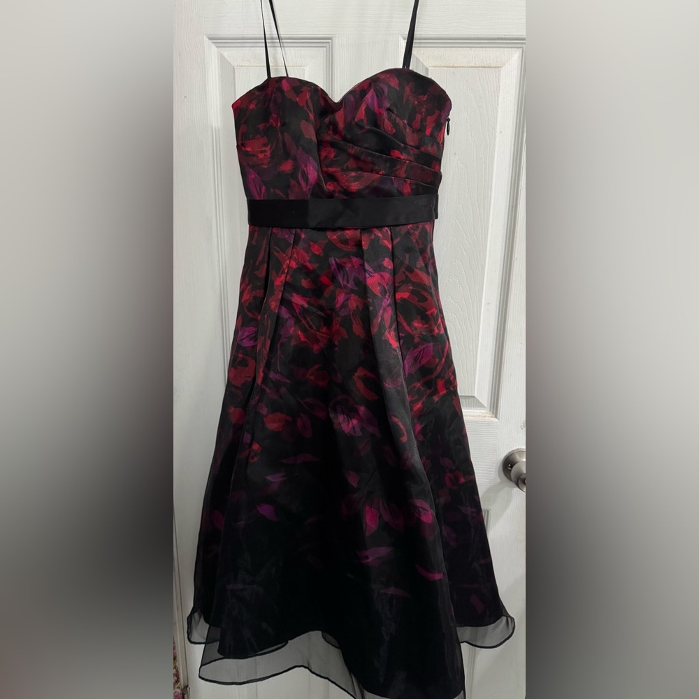 NWT Aidan Mattox flowered cocktail dress